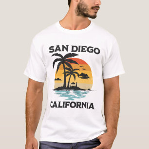 Camiseta San Diego California Playa Surf Verano Vacaciones