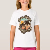 San Diego California Sunset Palm Trees Souvenirs