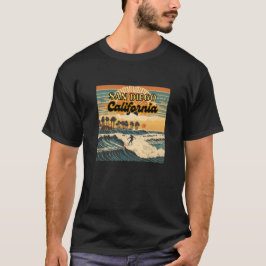 Camiseta San Diego, California Surfing Ocean