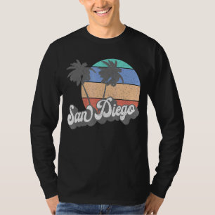 Camiseta San Diego California Surfing Re de la playa de San