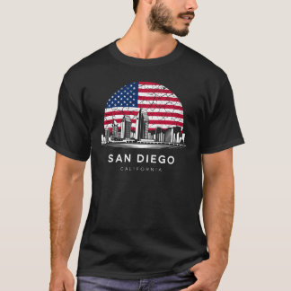 Camiseta San Diego City California Flag