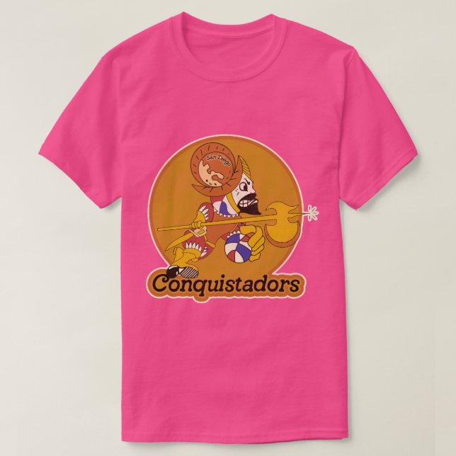 Camiseta San Diego Conquistadors del baloncesto (Diseño del anverso)
