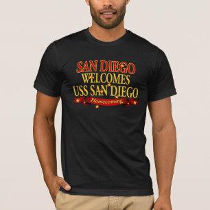 Camiseta San Diego da la bienvenida a USS San Diego