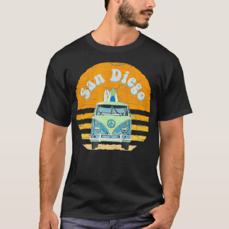 Camiseta San Diego Hippie Van Beach Surfer