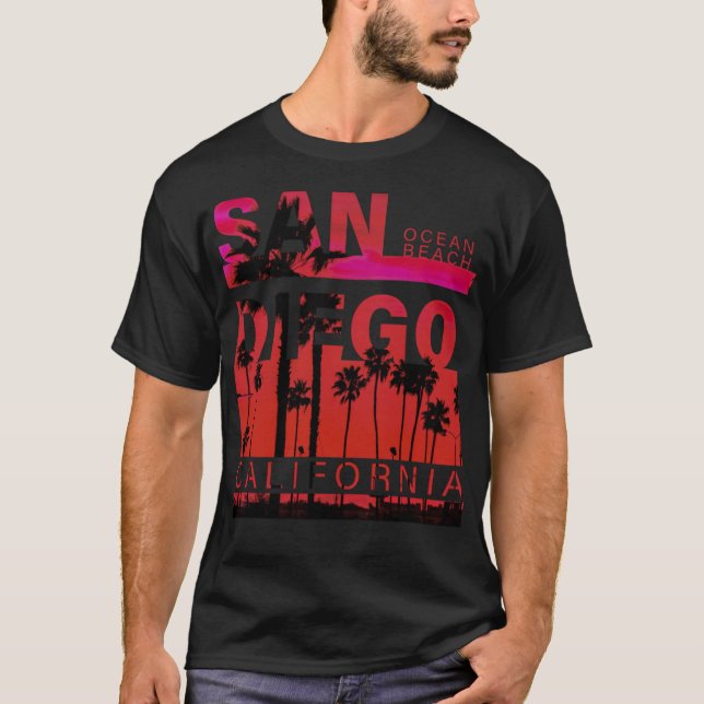 Camiseta San Diego Ocean Beach  (Anverso)