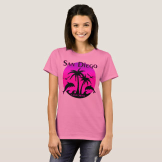 Camiseta San Diego, rosa fuerte de CA