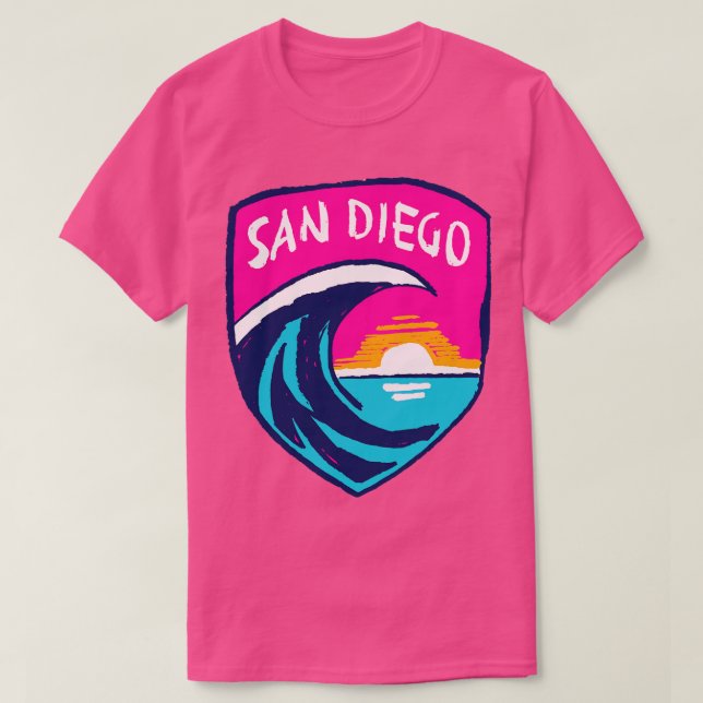 Camiseta San Diego Waveeee (Diseño del anverso)