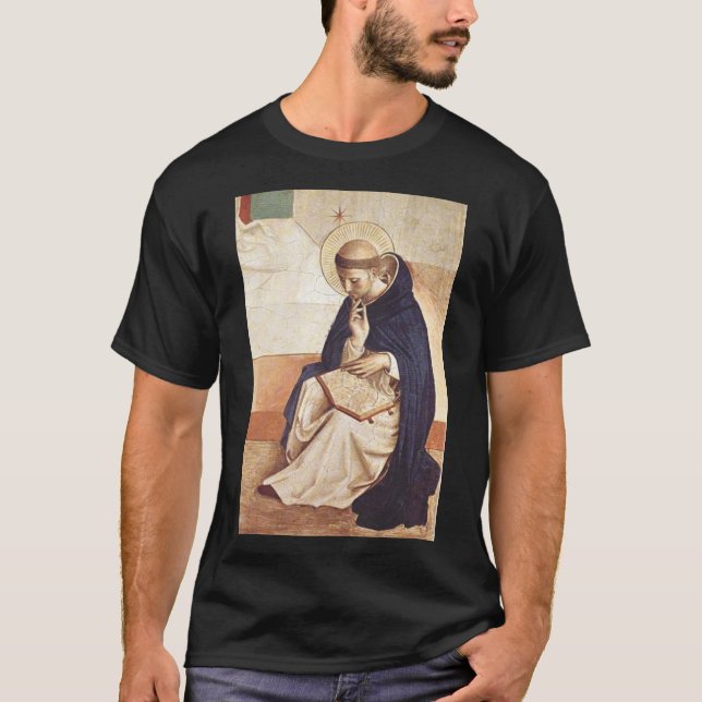 Camiseta San Domingo de Guzmán por Fra Angelico (Anverso)