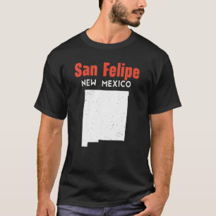 Camiseta San Felipe Pueblo Ee.Uu. EE.UU. Viaje Nuevo México