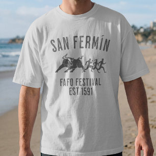 Camiseta San Fermin Pamplona España Encierro