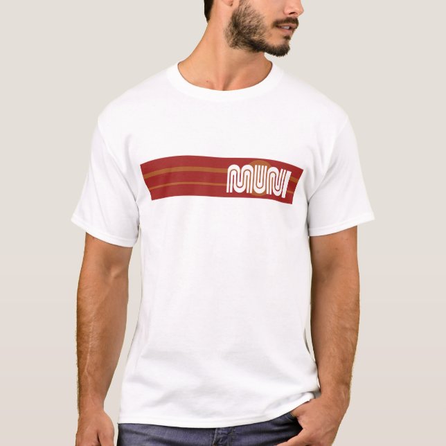 Camiseta San Fran Muni Stripe what of a kind! (Anverso)