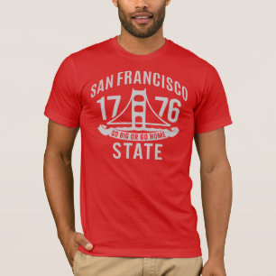 Camiseta San Francisco Bridge Graphic Retro California 