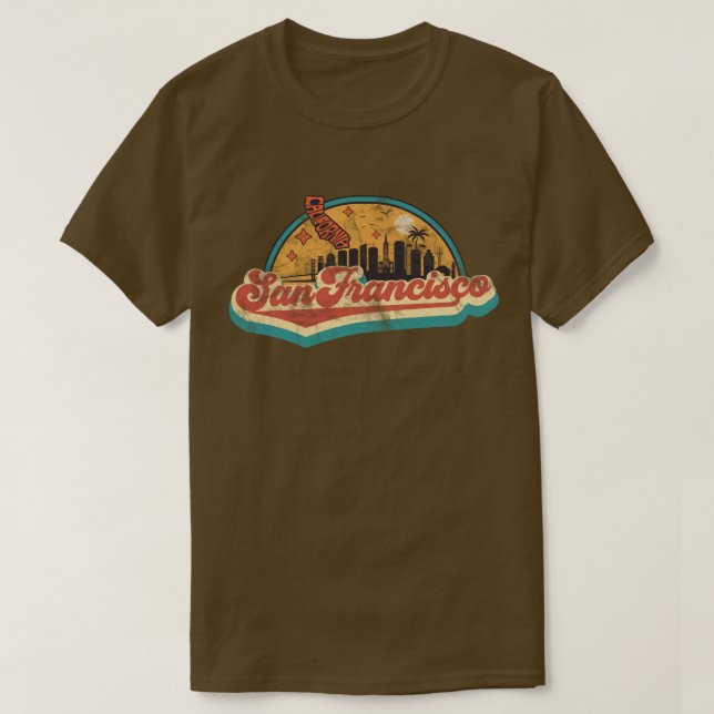 Camiseta San Francisco, California (Diseño del anverso)