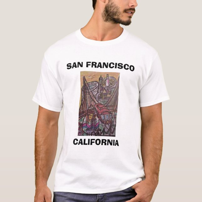 CAMISETA SAN FRANCISCO, CALIFORNIA (Anverso)