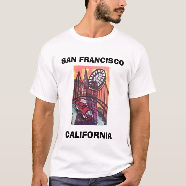 CAMISETA SAN FRANCISCO, CALIFORNIA (Anverso)