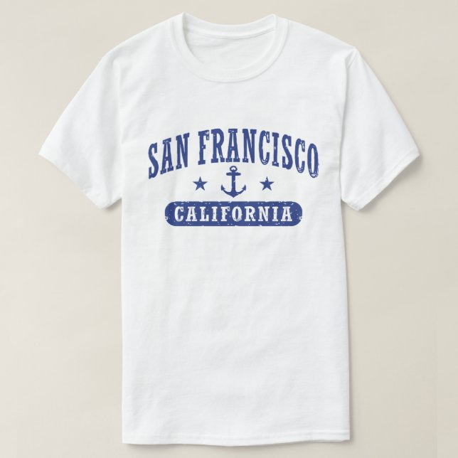 Camiseta San Francisco California (Diseño del anverso)