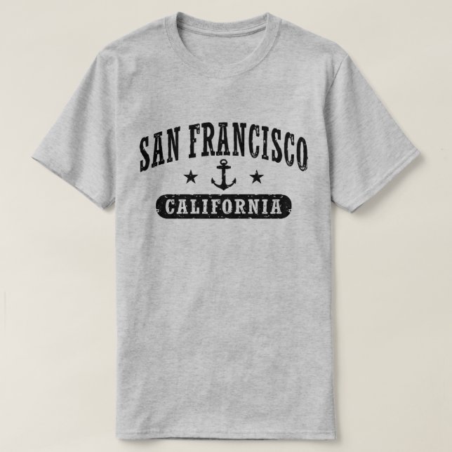Camiseta San Francisco California (Diseño del anverso)