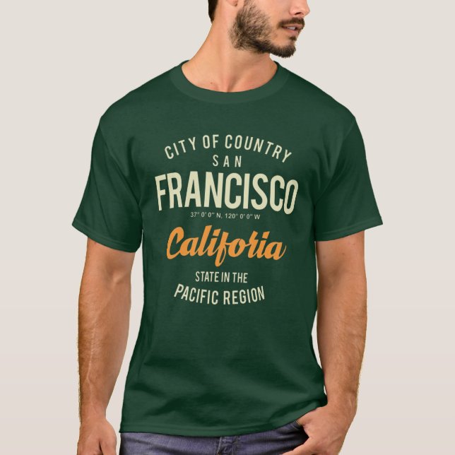 Camiseta san francisco california 1 (Anverso)