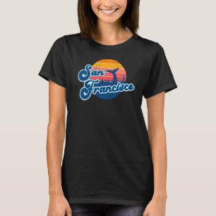 Camiseta San Francisco California Beach 70 Retro Surfer