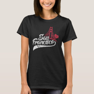 Camiseta San Francisco California Bridge Ca Usa Travel Dist