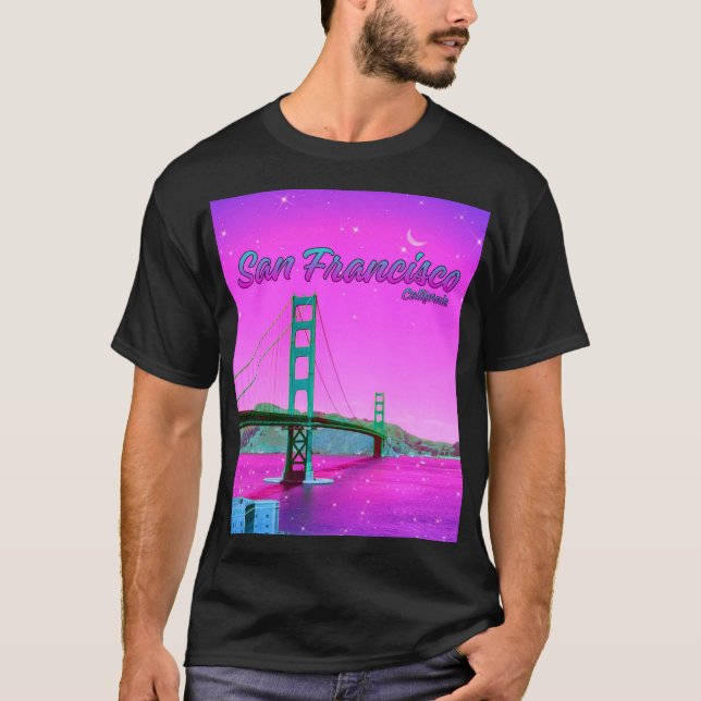 Camiseta San Francisco California Golden Gate Bridge  (Anverso)