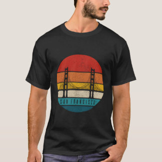 Camiseta San Francisco California Golden Gate Bridge City