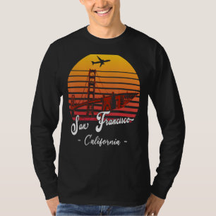 Camiseta San Francisco California Golden Gate Bridge Souven