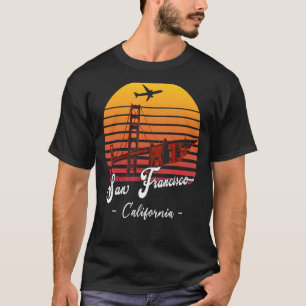 Camiseta San Francisco California Golden Gate Bridge Souven