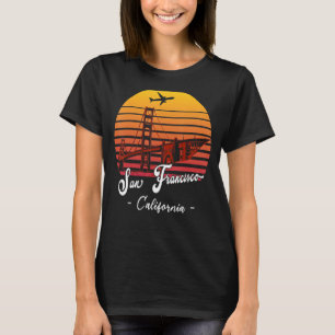 Camiseta San Francisco California Golden Gate Bridge Souven