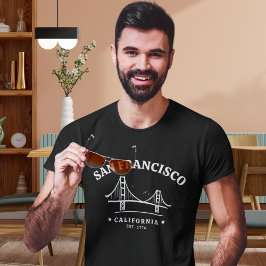 Camiseta San Francisco California Golden Gate Landscape