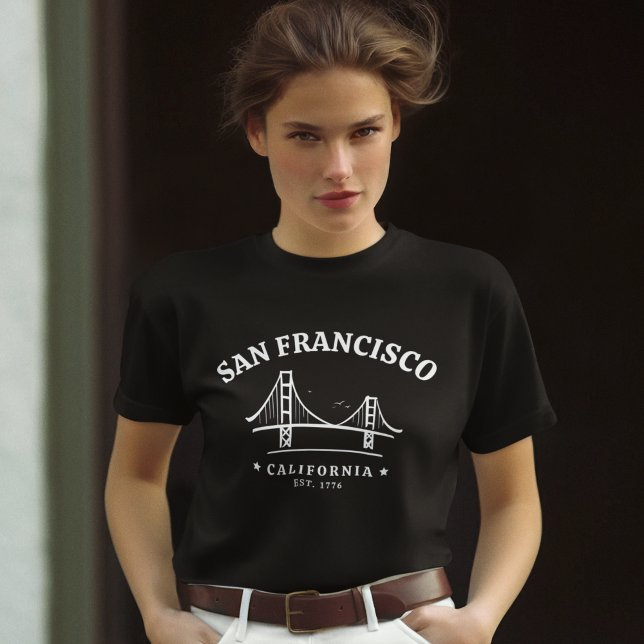 Camiseta San Francisco California Golden Gate Landscape (Subido por el creador)