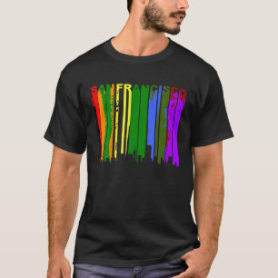 Camiseta San Francisco California LGBTQ Orgullo gay arcoiri