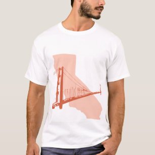 Camiseta San Francisco, California, puente Golden Gate