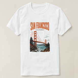 Camiseta San Francisco California Puente Golden Gate Viaje