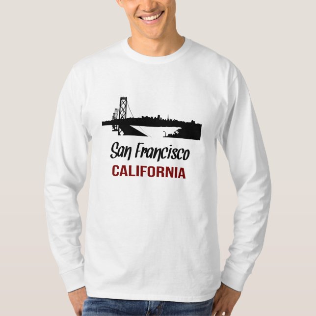 Camiseta San Francisco California Unisex Long Sleeve Tee (Anverso)