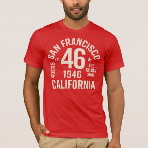 Camiseta San Francisco California Vintage Number