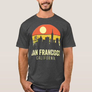Camiseta San Francisco California Vintage Sunset