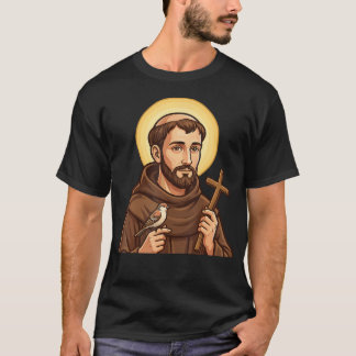 Camiseta San Francisco De Asís Patrono Aves Animales