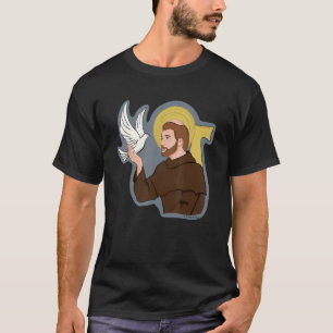Camiseta San Francisco De Asís Patrono De Animales Católico