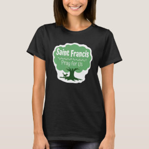 Camiseta San Francisco De Asís Santo Católico Animales Ecol