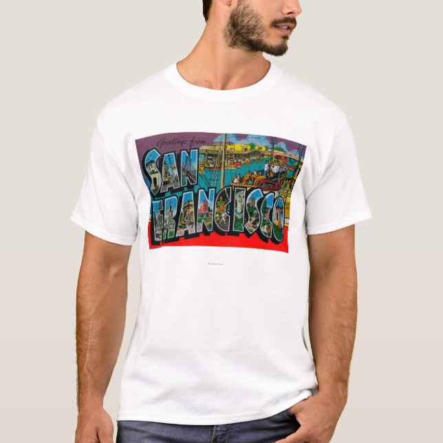 Camiseta San Francisco, escenas de la letra de (Anverso)