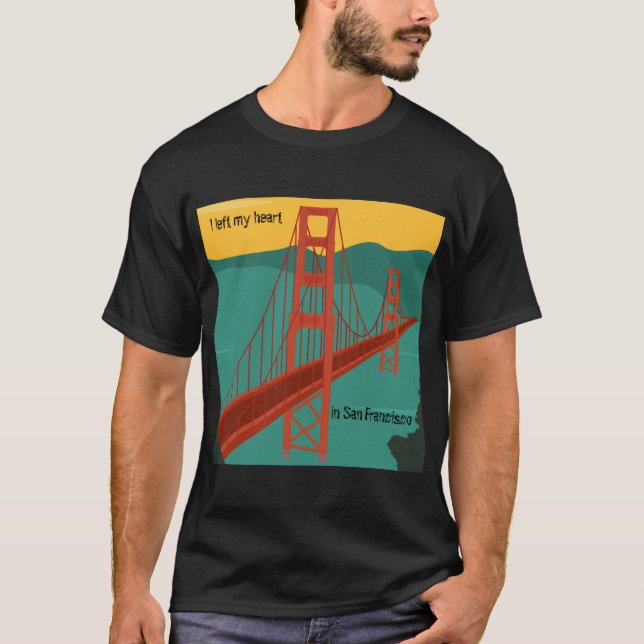 Camiseta San Francisco - Golden Gate Bridge/ texto personal (Anverso)