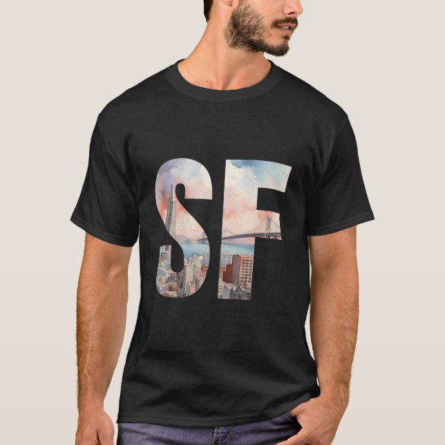 Camiseta San Francisco Icic Sf Bay Bridge Bay Area Fog Ci (Anverso)