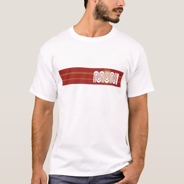 Camiseta San Francisco Muni stripe design (Anverso)