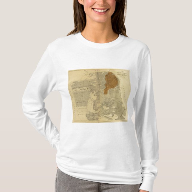 Camiseta San Francisco quemó el área, 1906 (Anverso)