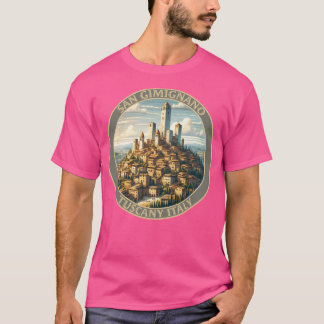 Camiseta San Gimignano Toscana Italia