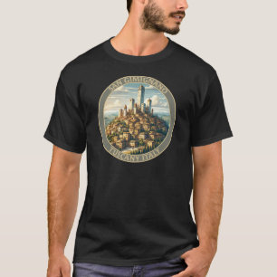 Camiseta San Gimignano Toscana Italia