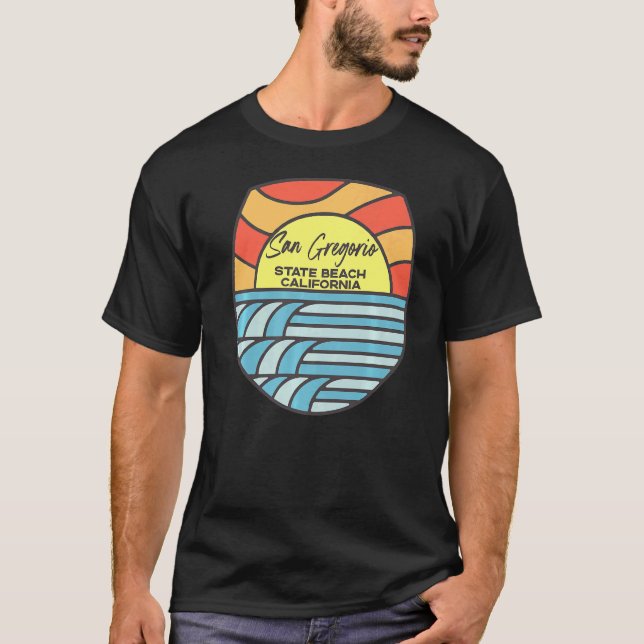 Camiseta San Gregorio State Beach California Ca Beach Suns (Anverso)