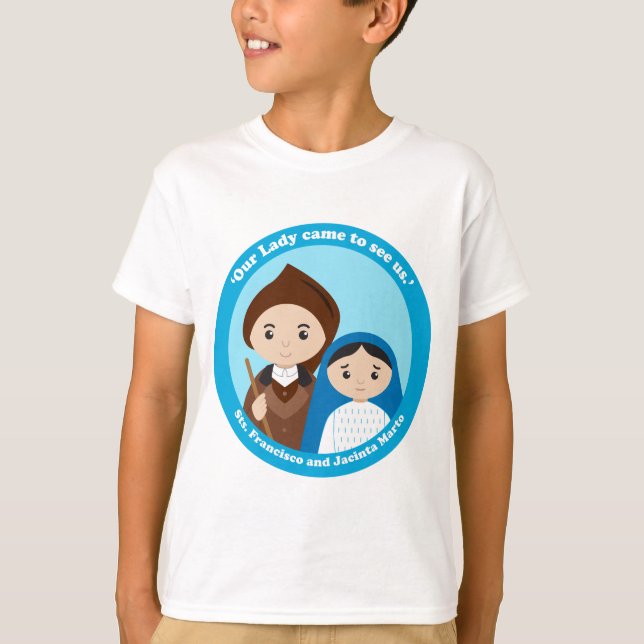 Camiseta San Jacinta y San Francisco Marto (Anverso)