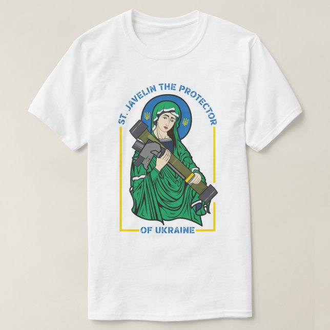 Camiseta San Javelin Protector de Ucrania - San Javel (Diseño del anverso)